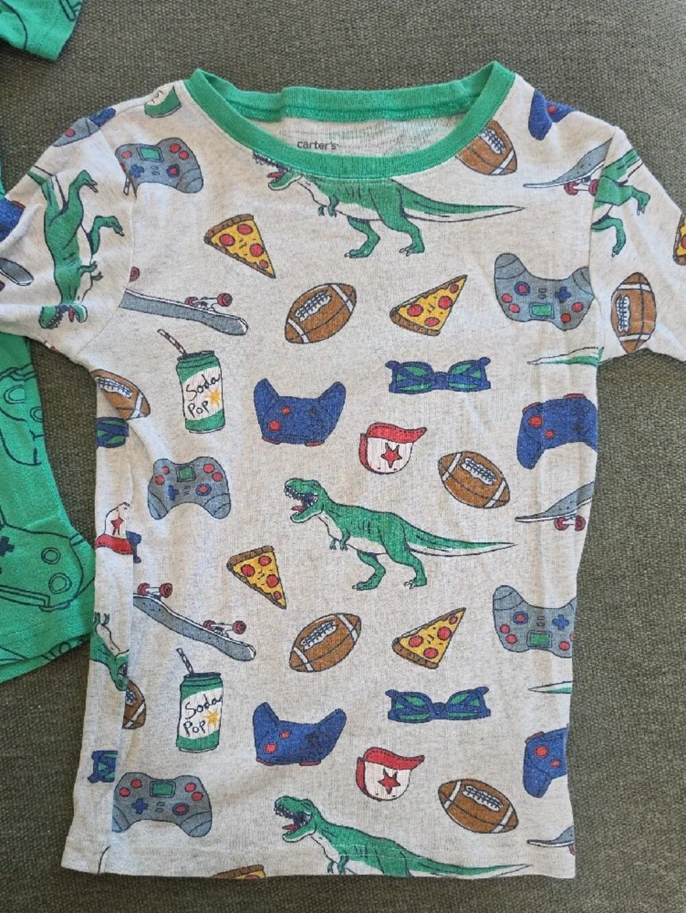 Carter's Kids Pajama Set Of 3 Shorts And Tops